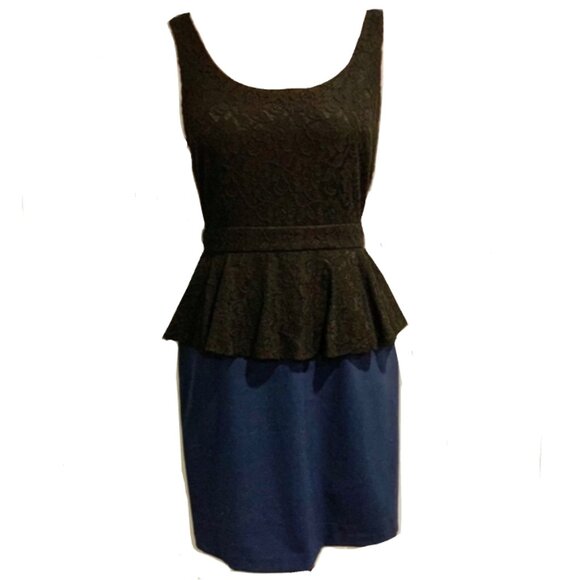 Brand New Laundry by Design Lace Peplum Dress - Picture 1 of 11